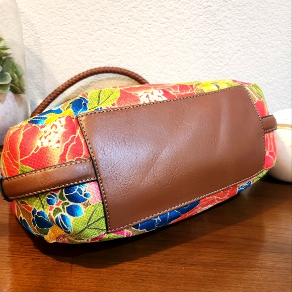 NWT Kim Rogers Floral "Nikki Ring" Shoulder Bag/Satchel - Picture 10 of 14